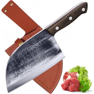 Serbian Hand-Forged Butcher Knife for $21