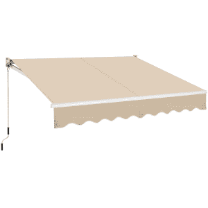 Retractable Patio Awning: 8-ft. for $120, 10-ft. for $140
