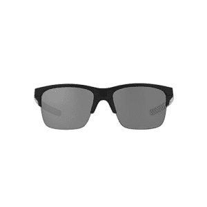 Oakley Men's OO9316 Thinlink Polarized Rectangular Sunglasses, Matte Black, 63mm for $101