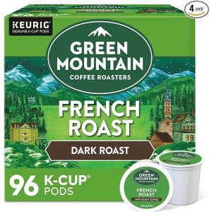 Green Mountain Coffee K-Cup Pods French Roast 96-Count for $30 via Sub. & Save