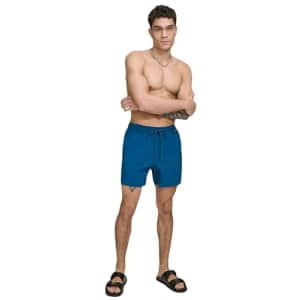 DKNY Men's Standard Lightweight Quick Dry Volley UPF 40+ Protection Swim Trunk, Poseidon for $19 DKNY Men's Standard Lightweight Quick Dry Volley UPF 40+ Protection Swim Trunk, Poseidon for $19