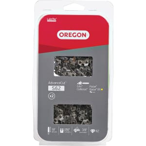Oregon S62 AdvanceCut Chainsaw Chains 2-Pack for $18