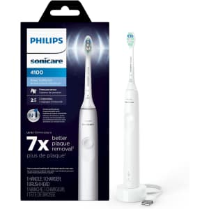 Philips Sonicare 4100 Rechargeable Power Toothbrush w/ $1.50 Amazon Credit: $30