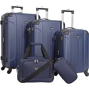 Travelers Club Chicago 5-Piece Hardside Expandable Spinner Luggage for $116