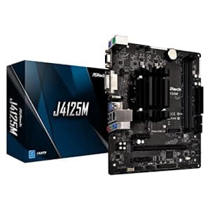 ASRock J4125M Intel Quad-Core Processor J4125 (Up to 2.7 GHz) Motherboard for $116