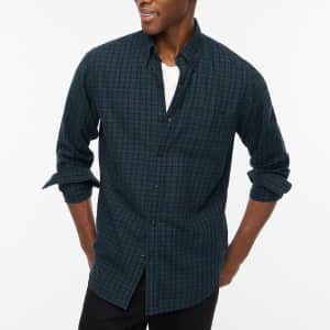 J. Crew Factory Men's Clearance Shirts at J.Crew Factory: Up to 60% off + extra 50% off