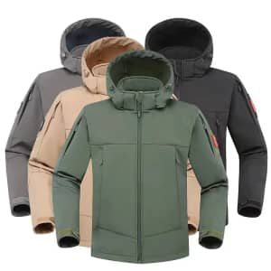 Men's Polar Fleece Softshell Jacket for $23