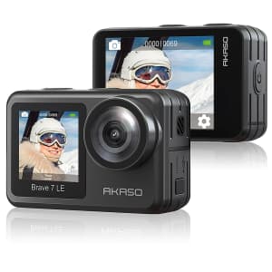 Akaso Brave 7 LE SE 4K Waterproof Action Camera for $110