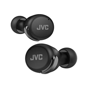 JVC Compact True Wireless Headphones with Active Noise Cancelling, Low-Latency Mode for Gaming and for $35