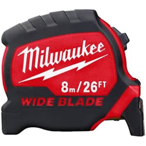 Milwaukee 8m / 26' Wide Blade Tape Measure for $20