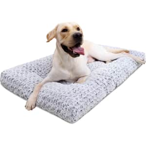 35" x 23" Plush Dog Bed for $25