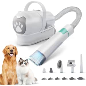 8VR Dog Grooming Kit with Vacuum for $30