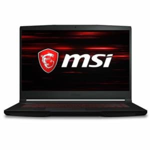 MSI GF63 15.6" Full HD Gaming Notebook Computer, Intel Core i5-8300H 2.30GHz, 8GB RAM, 256GB SSD, for $649
