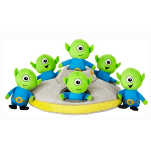 Frisco Hide and Seek Plush Flying Saucer Puzzle Dog Toy for $11 at checkout