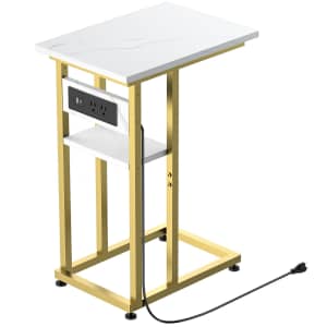 Baleine C-Shape Side Table for $30