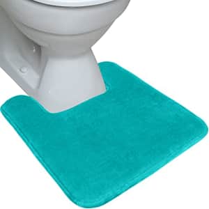 Gorilla Grip Thick Memory Foam Bathroom Rug for Toilet Base, Soft Absorbent Velvet Topside Floor for $22