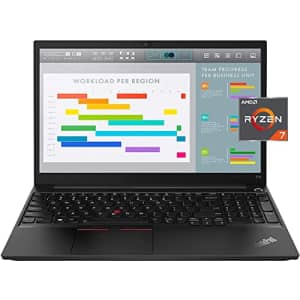 Lenovo ThinkPad E15 Gen 2 Business Laptop, 15.6" FHD 1080P IPS Display, AMD Ryzen 7 4700U, 16GB for $969