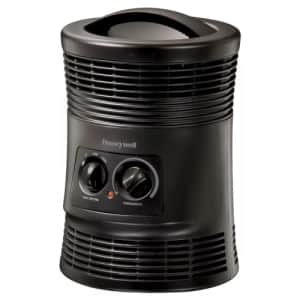Honeywell 360 Surround Indoor Heater Black 1500W HHF360B for Home or Office for $26