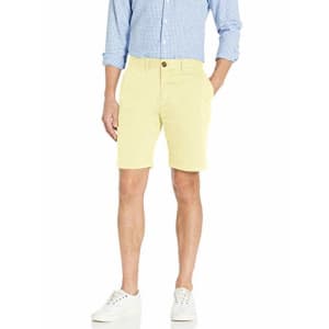 Tommy Hilfiger Men's Casual Stretch Chino Shorts, Wax Yellow, 32 for $105 Tommy Hilfiger Men's Casual Stretch Chino Shorts, Wax Yellow, 32 for $105