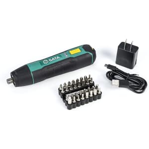 SATA 32-Piece 3.6V 1/4" Cordless Screwdriver Kit: $11.21 SATA 32-Piece 3.6V 1/4" Cordless Screwdriver Kit: $11.21