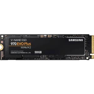 Samsung 970 EVO Plus 500GB Internal SSD for $24