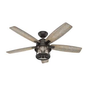 Hunter Fan Company Hunter 59420 Contemporary Modern 52``Ceiling Fan from Coral Bay collection Dark for $340