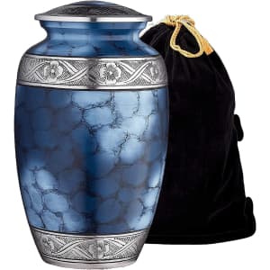 Urn w/ Velvet Bag for $23