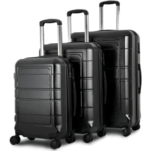 Fladess 3-Piece Hardside Luggage Set for $85