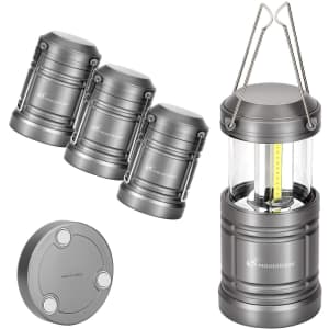 Moobibear LED Camping Lanterns 4-Pack for $20 Moobibear LED Camping Lanterns 4-Pack for $20