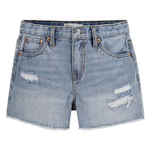 Levi's Girls' Denim Shorty Shorts, Indigo Avenue, 6X for $22 Levi's Girls' Denim Shorty Shorts, Indigo Avenue, 6X for $22