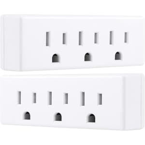Philips 3-Outlet Extender 2-Pack for $11