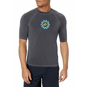 Kanu Surf Men's Fiji UPF 50+ Rashguard, Zipline Charcoal, XX-Large for $11 Kanu Surf Men's Fiji UPF 50+ Rashguard, Zipline Charcoal, XX-Large for $11