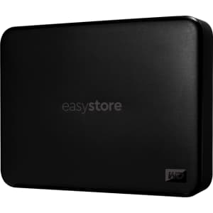 WD Easystore 5TB USB 3.0 Portable External Hard Drive for $90 in cart