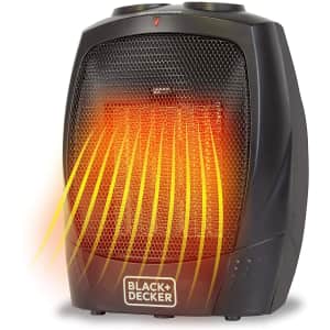 Black + Decker 1,500W Portable Space Heater for $61