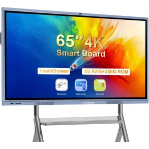 65" 4K UHD All-in-One Touchscreen Interactive Smart Whiteboard for $1,344