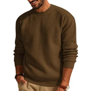 PJ Paul Jones Men's Waffle Sweater for $15