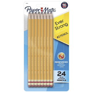 Paper Mate EverStrong #2 Pencils 24-Pack for $4