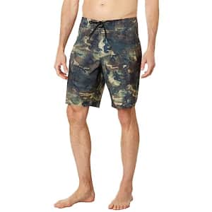 Volcom Men's Standard Mod Tech 20" Boardshort, Covert Green-New, 29 for $38