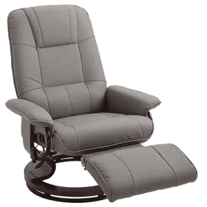 HomCom Adjustable Swivel Recliner Chair w/ Footrest for $296