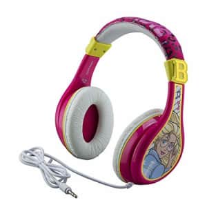 eKids Barbie Kids Headphones, Adjustable Headband, Stereo Sound, 3.5Mm Jack, Wired Headphones for Kids, for $30