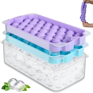 Ice Cube Tray with Lid & Bin for $4