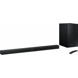 Samsung 2.1-Channel 290W Soundbar System with Wireless Subwoofer for $120 Samsung 2.1-Channel 290W Soundbar System with Wireless Subwoofer for $120