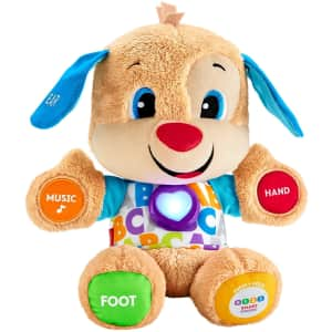 Fisher-Price Laugh & Learn Smart Stages Musical Puppy Plush Toy for $11