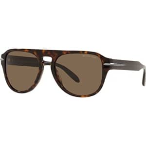 Michael Kors Dark Brown Solid Aviator Men's Sunglasses MK2166 300673 56 for $55
