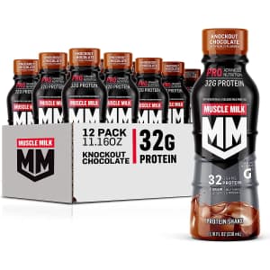 Muscle Milk Pro Advanced Nutrition 11.16-oz. Protein Shake 12-Pack for $23 w/ Sub & Save
