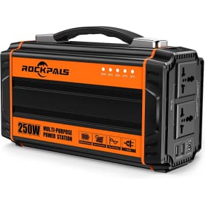 Rockpals 250-Watt Portable Generator for $100
