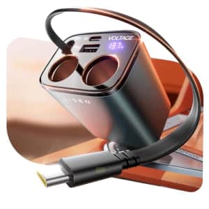 Lisen 5-in-1 Car Charger for $16 Lisen 5-in-1 Car Charger for $16