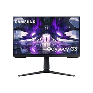 SAMSUNG Odyssey G32A Series 24-Inch FHD 1080p Gaming Monitor, 165Hz, 1ms, Full HD, FreeSync, Height for $170