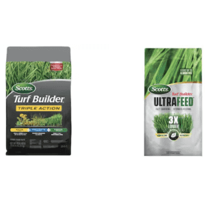 Scotts Turf Builder 11-lb. Lawn Fertilizer + free Scotts 20-lb. Ultrafeed Dry Lawn Fertilizer for $35