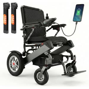 Tivaro Long Range Foldable Electric Wheelchair for $899